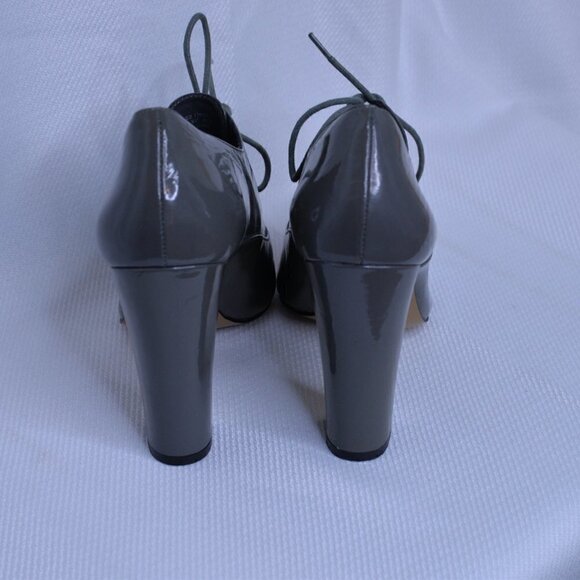 Pour la Victoire Patent Leather Lace Up Heels Sz 8 - Picture 6 of 9